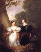 Asher Brown Durand, Portrait of the Artist-s Wife and her sister